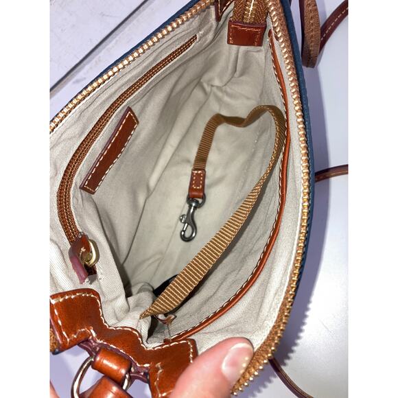 DOONEY & BOURKE, SMALL MINNESOTA TWINS LEATHER CROSSBODY BAG - Picture 13 of 15